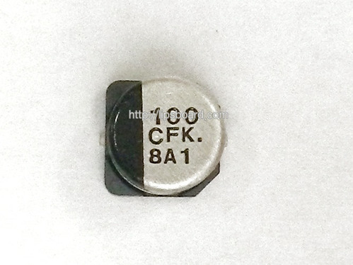 100uf/16v 알루미늄콘덴서(SMD타입)