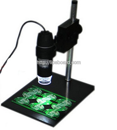 [LO014]거치대형 USB 전자 현미경 (1000배율+8램프LED헤드)