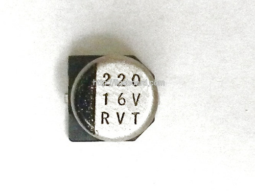 220uf/16v알루미늄콘덴서(SMD타입)