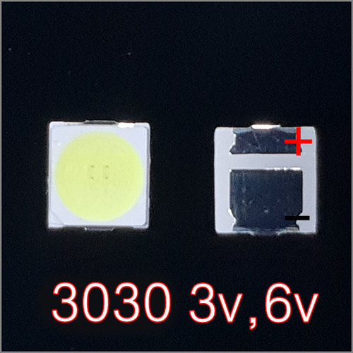 3030 LED 램프 (3v) (100개)